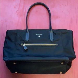 Black Canvas Michael Kors Tote